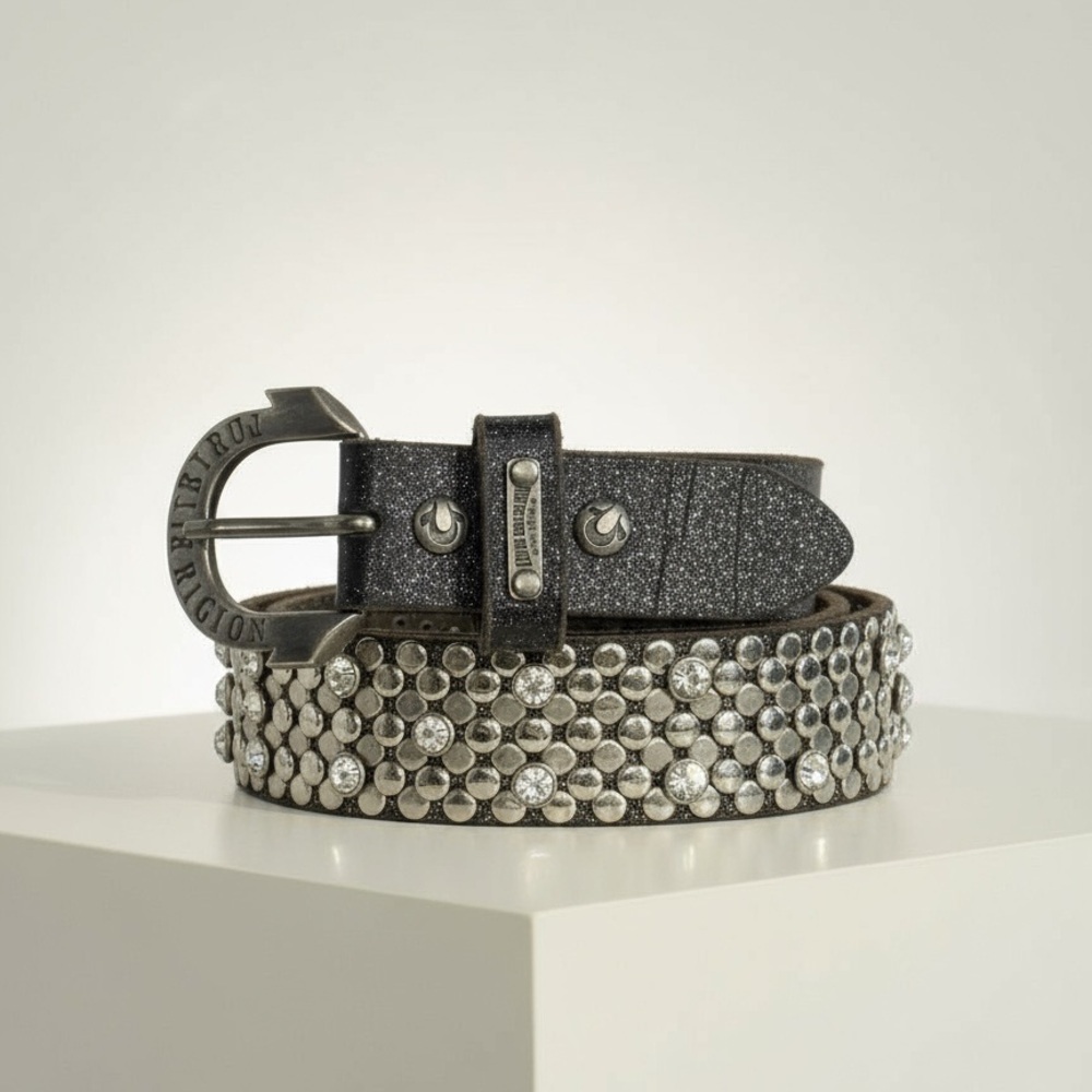 True Religion Vintage studded belt